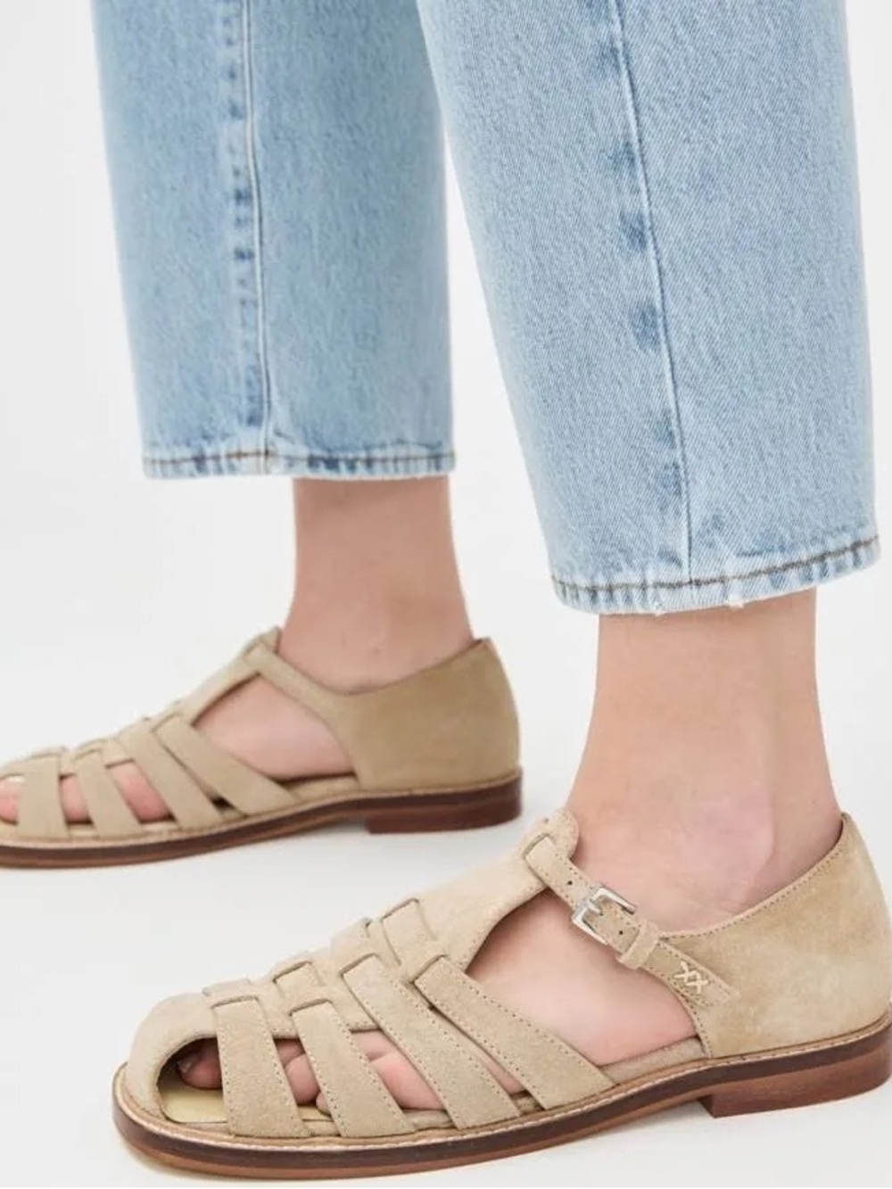 Free people Willow Suede Fisherman Sandals 9